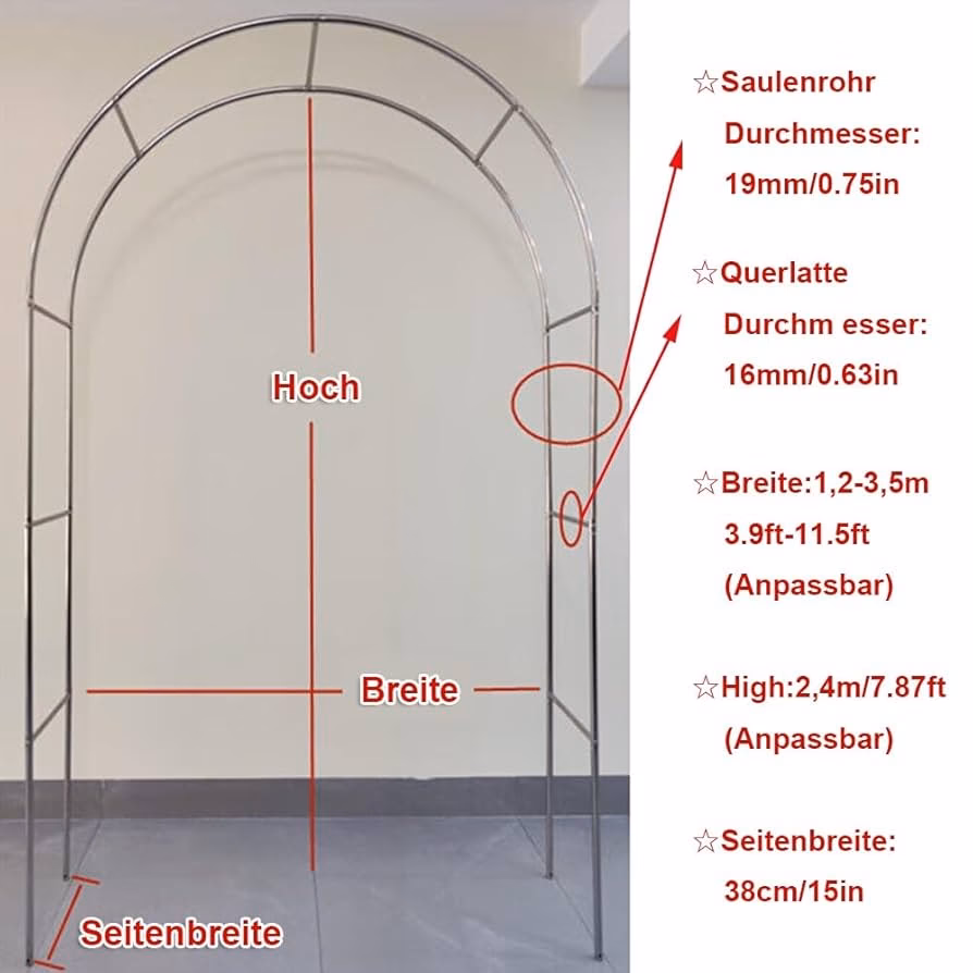 ¿Cuál es la medida de un AN para redondo de acero inoxidable?