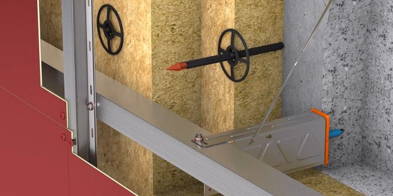 ¿Qué materiales se usan para la fachada ventilada?