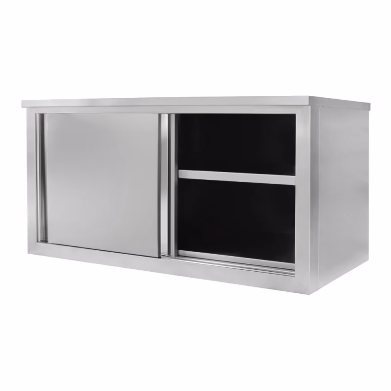 ¿Qué características tiene el armario de acero inoxidable?