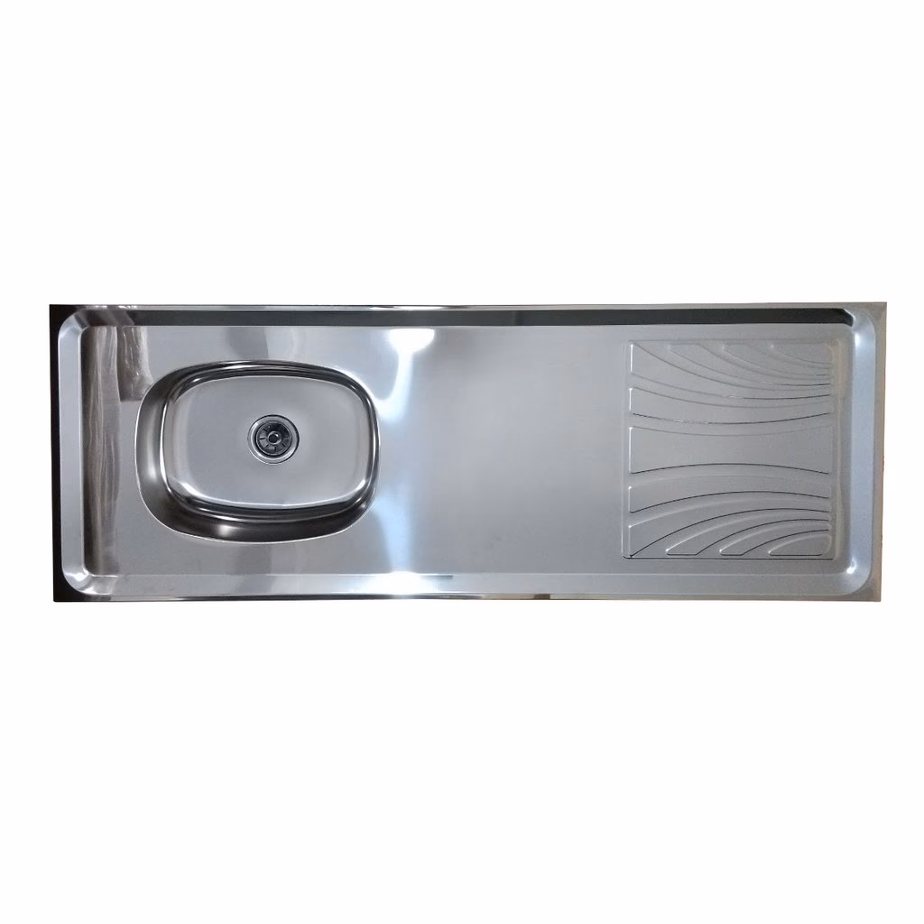 ¿Cómo pegar una bacha de acero?