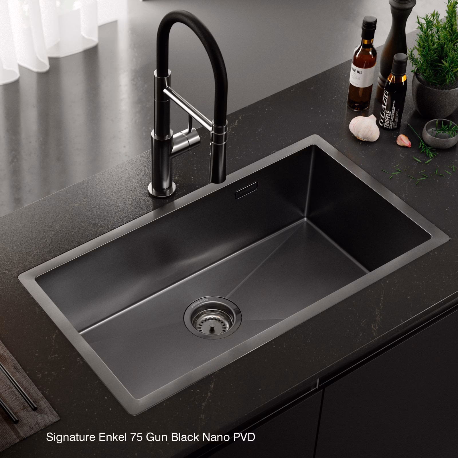 ¿Cuál es la profundidad de una bacha Johnson?