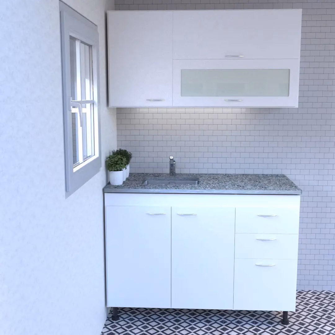 ¿Qué es una cocina de alacena y bajo mesada?