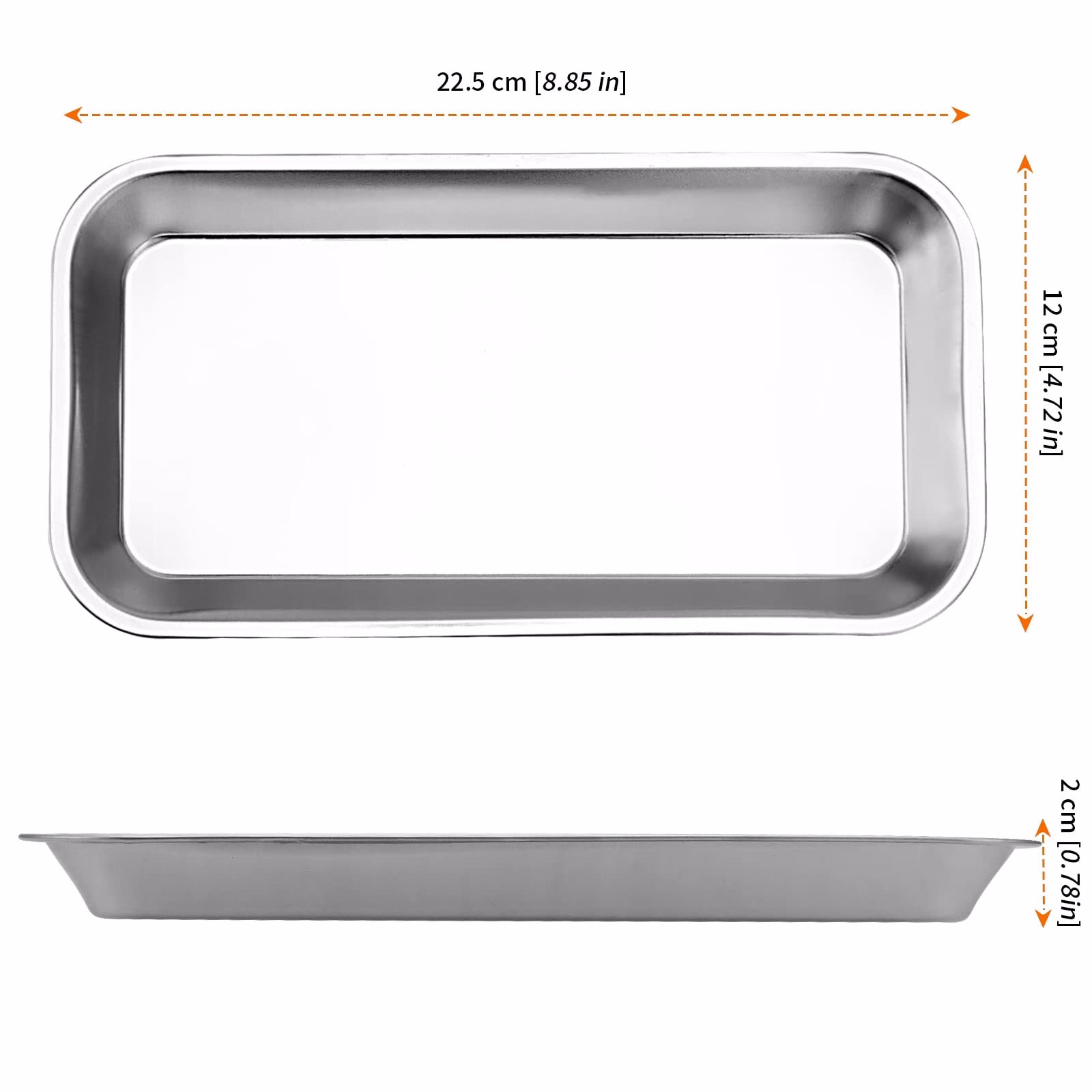 ¿Cuáles son las herramientas médicas en bandeja de acero inoxidable?