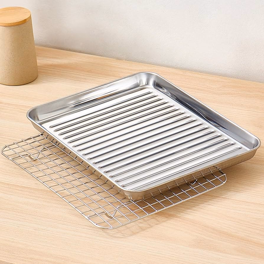 ¿Qué ofrece velaze juego de 4 bandejas de horno?