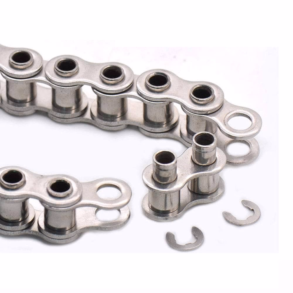 ¿Qué ofrece la cadena de rodillos simple en acero inoxidable?