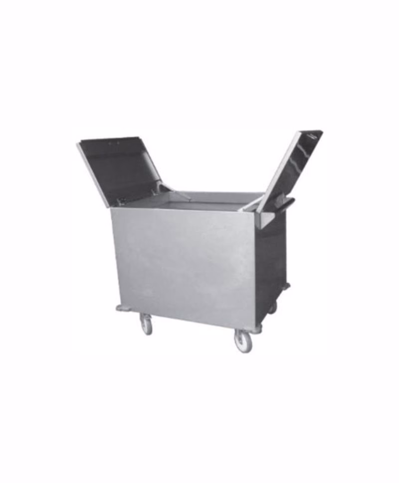 ¿Qué características tienen los carros de servicio de transporte de ropa sucia?