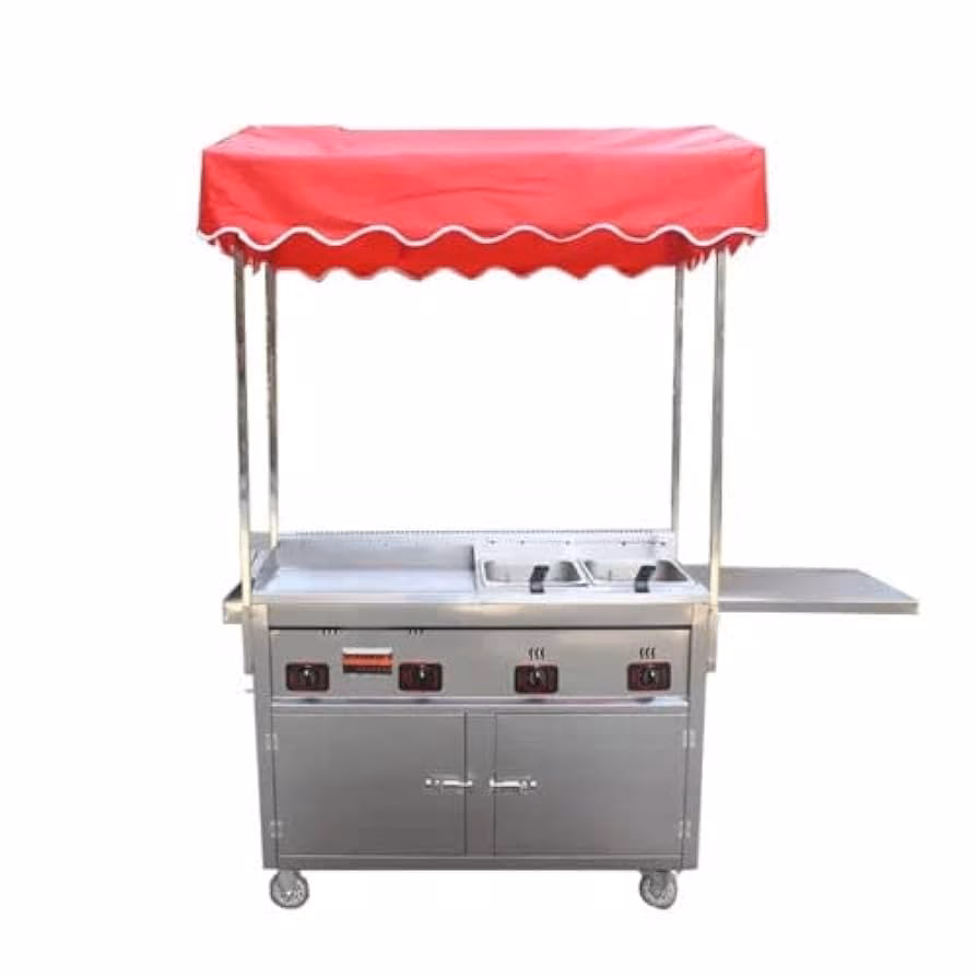 ¿Qué accesorios se pueden encontrar para los carros de fast food?