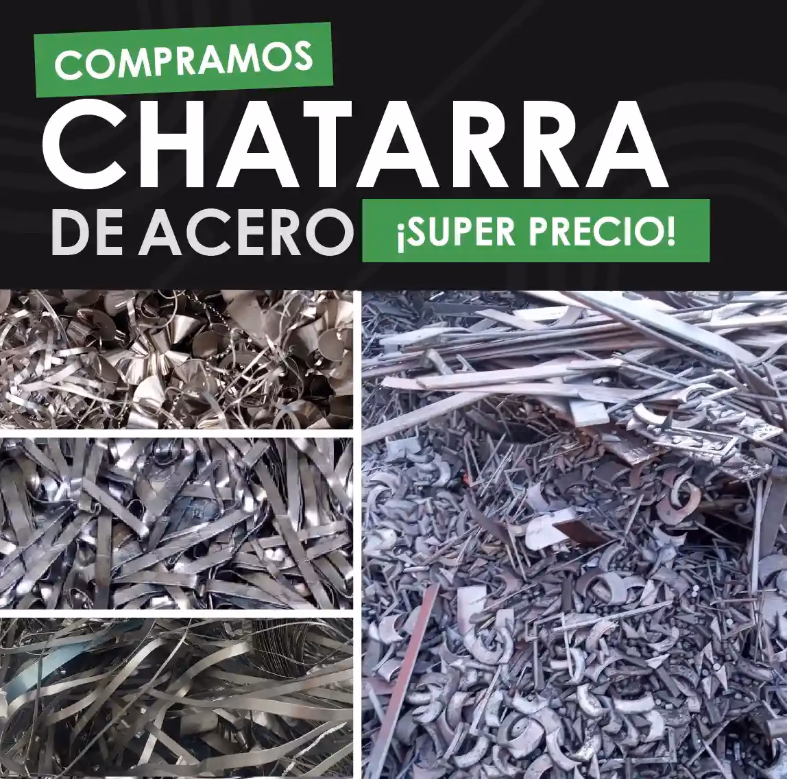 ¿Dónde se almacena la chatarra de acero?