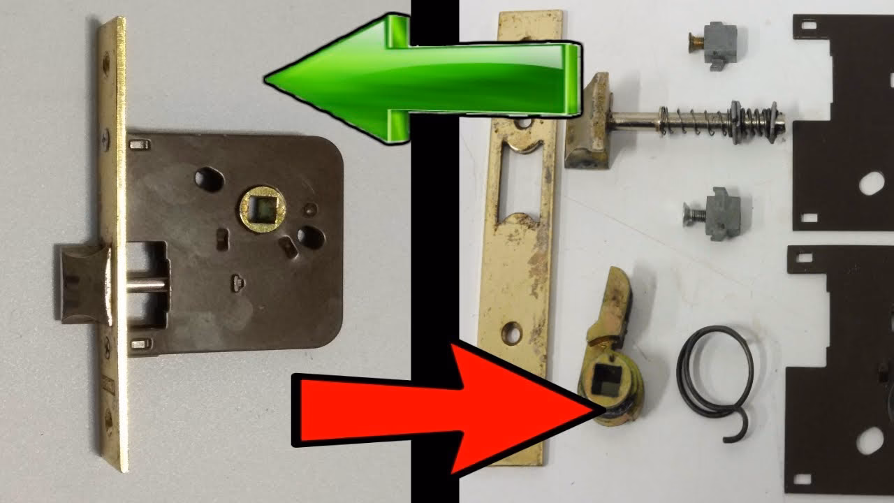 ¿Cómo arreglar una cerradura de puerta?