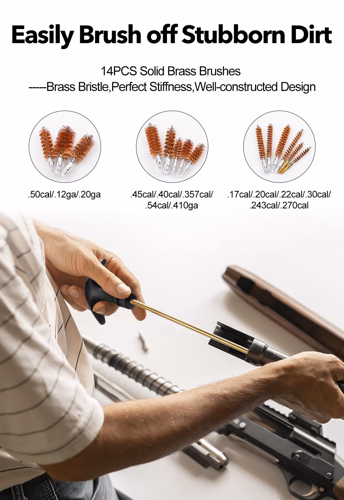 ¿Cómo limpiar el metal del arma?