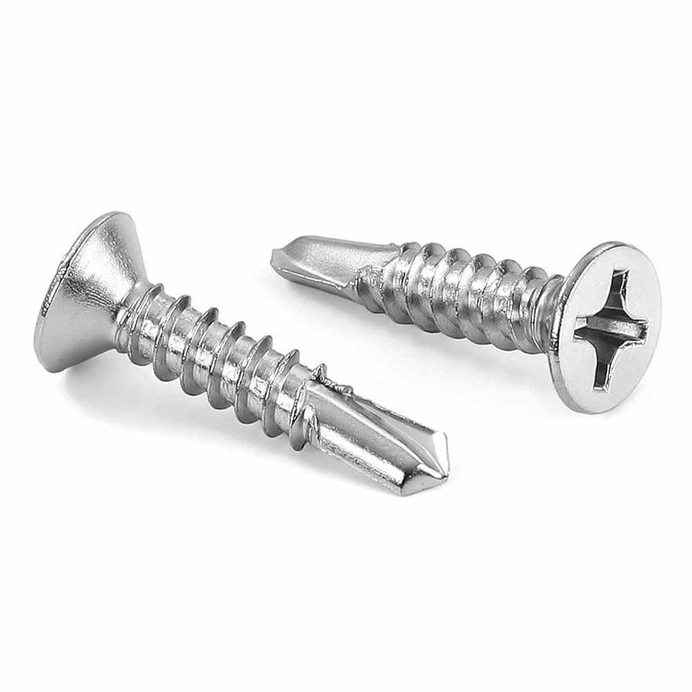 ¿Qué tipo de acero se usa para tornillos autoperforantes?