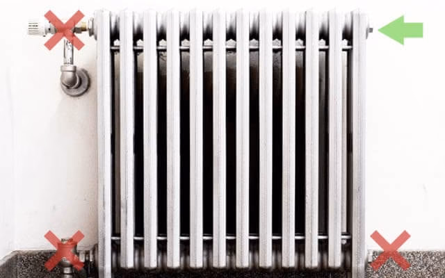 ¿Cómo purgar un radiador?