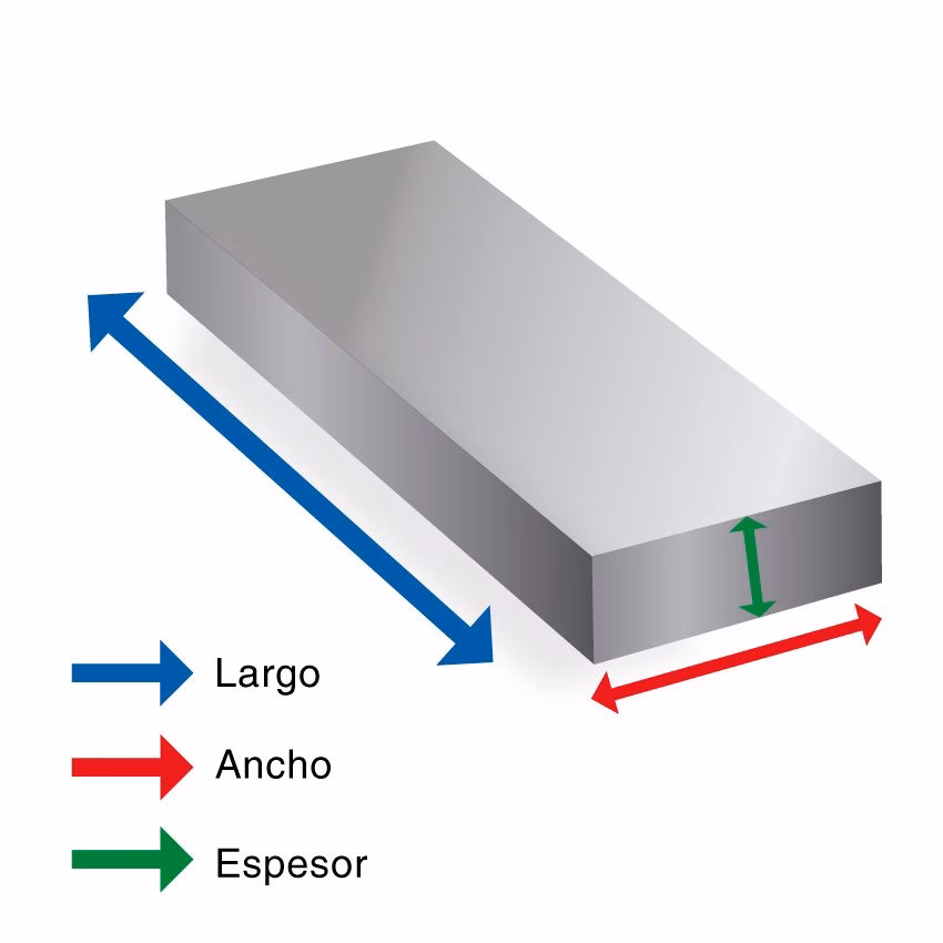 ¿Cómo calcular el volumen de un elemento de acero?