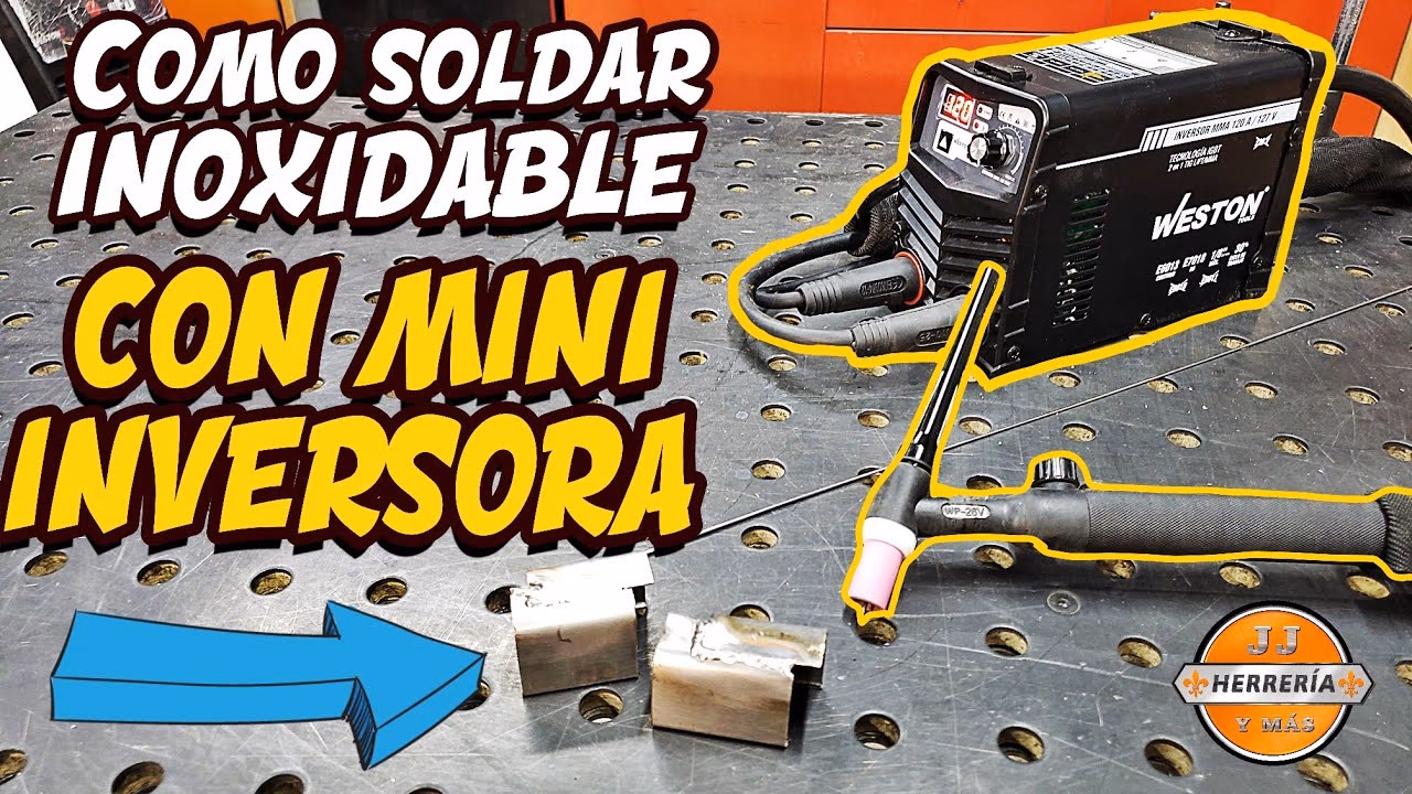 ¿Qué se necesita para soldar con inverter?