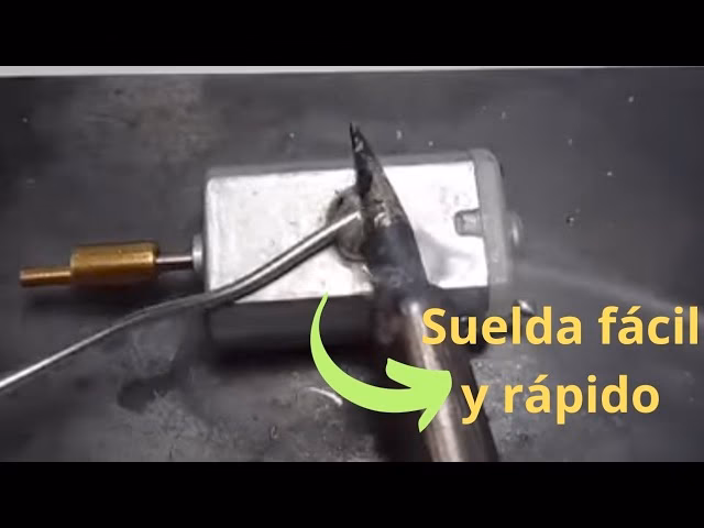 ¿Cómo soldar con estaño?