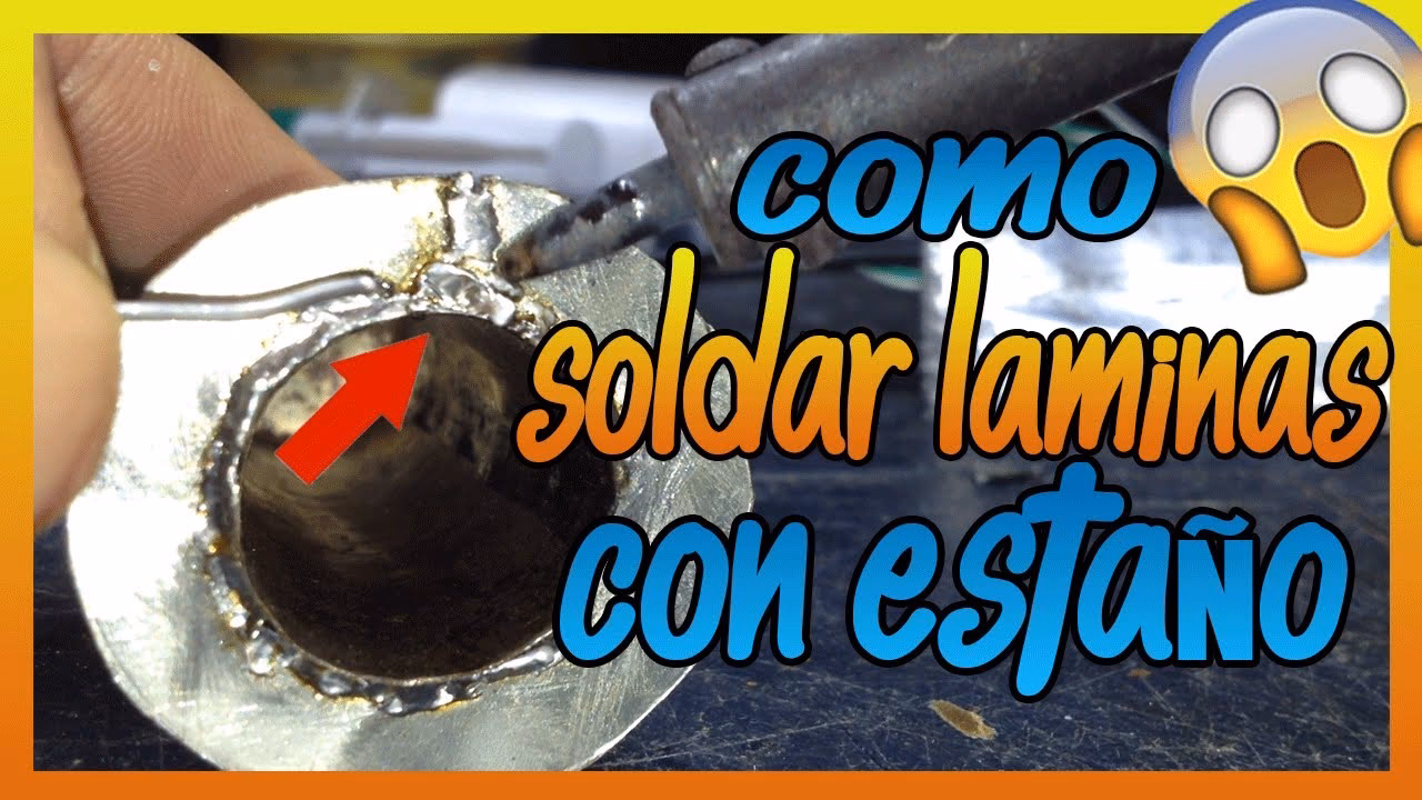 ¿Cómo soldar acero inoxidable con estaño?