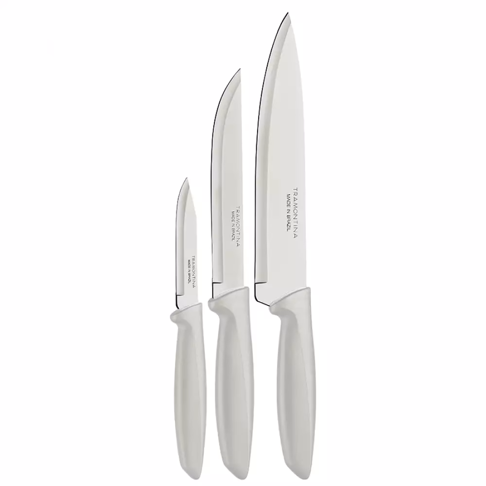 ¿Cómo se llama el cuchillo de acero inoxidable?