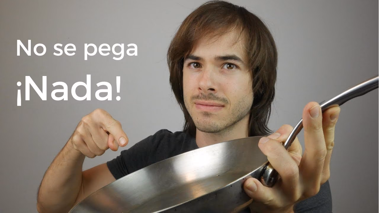 ¿Cómo curar un sartén de acero inoxidable?