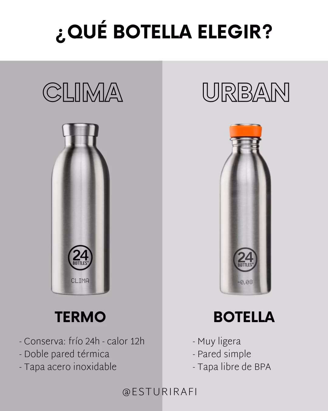 ¿Cuáles son los diferentes tipos de termos?