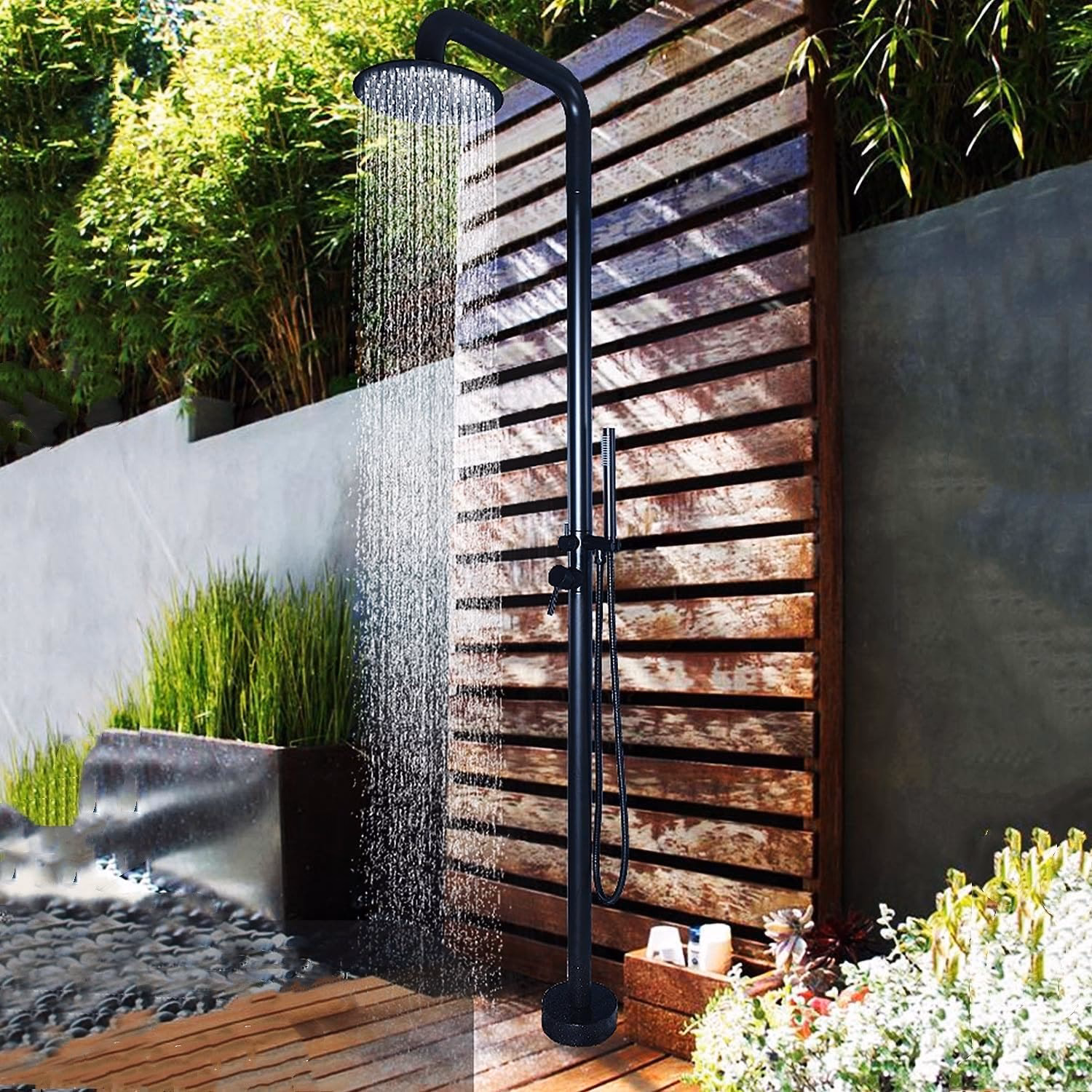 ¿Cuáles son los diferentes tipos de duchas de exterior?