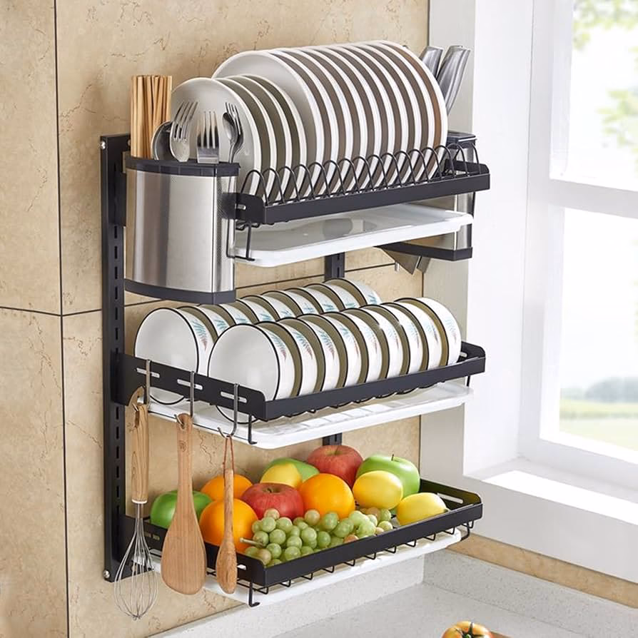 ¿Qué es un escurreplato de acero inoxidable?