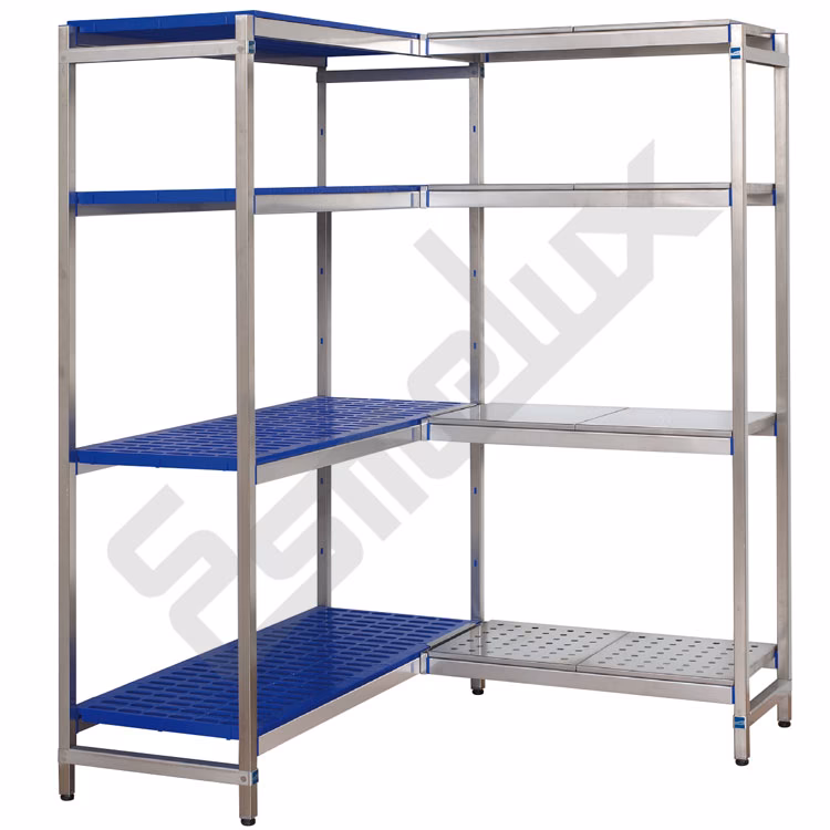 ¿Cuáles son las dimensiones de la estante de pared en acero inox?