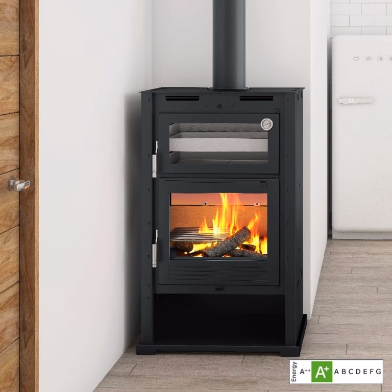 ¿Qué es una estufa de leña para exterior?