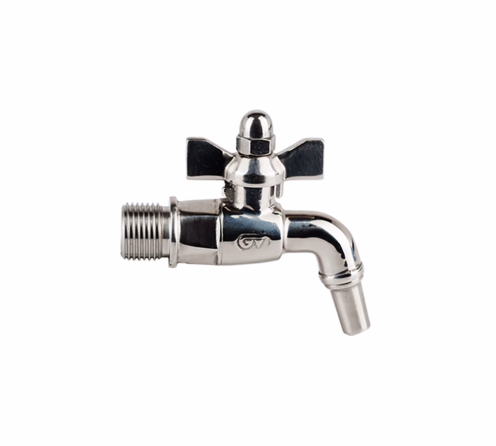 ¿Cuál es la medida de una grifería de acero inoxidable?