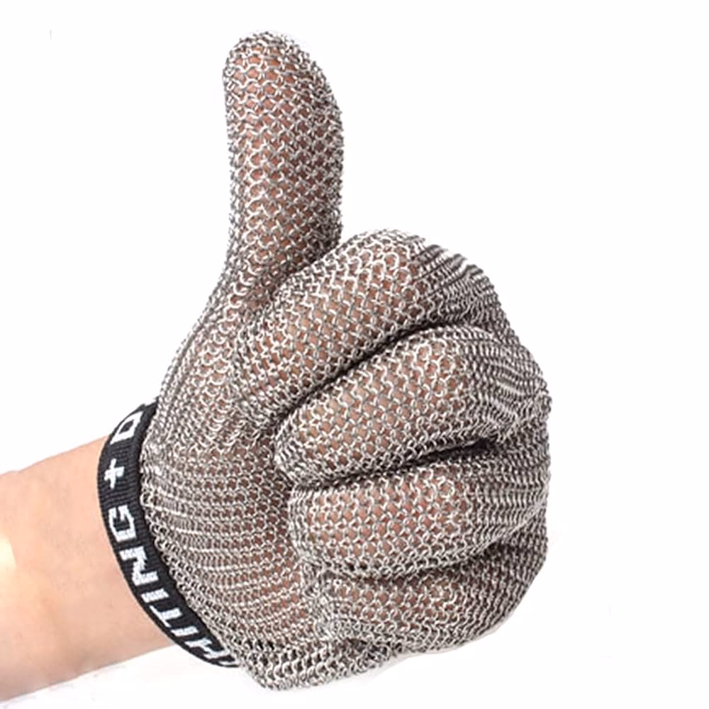 ¿Qué es un guante de malla de acero inoxidable?