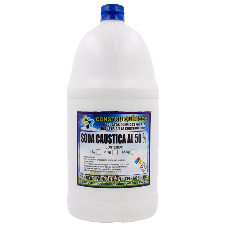 ¿Qué pasa si se usa soda cáustica?
