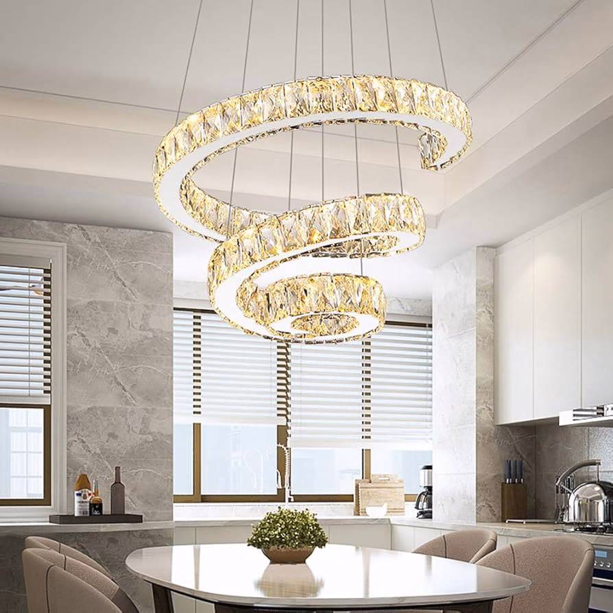 ¿Dónde se colocan las luces colgantes?