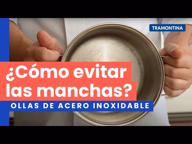 ¿Cómo limpiar ollas de acero inoxidable?
