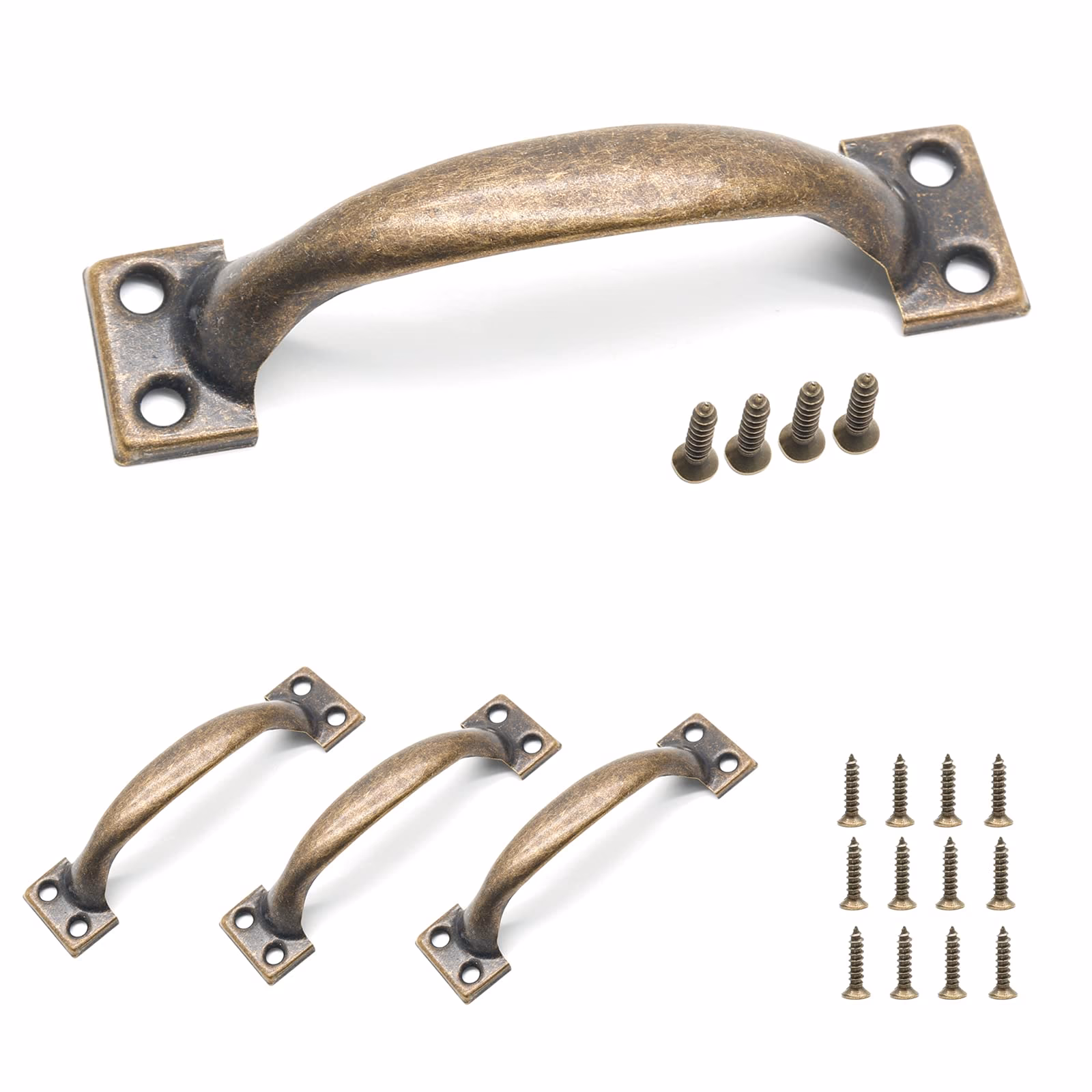 ¿Qué son las manijas de bronce de agrimensor?