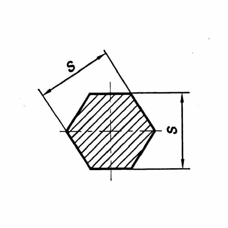¿Cómo hacer un hexágono de 5 cm?