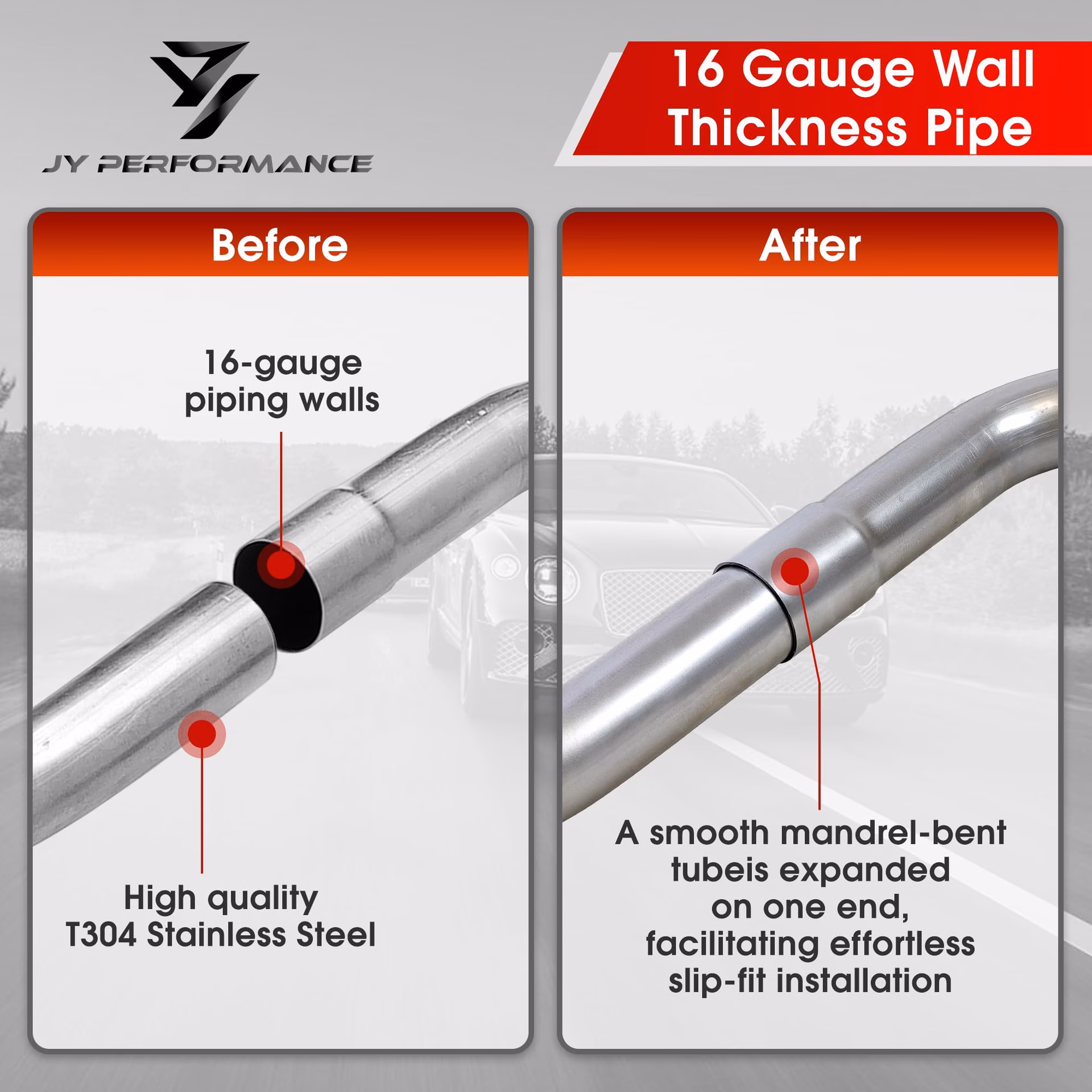 ¿Cuál es el espesor mínimo de un tubo de acero inoxidable?