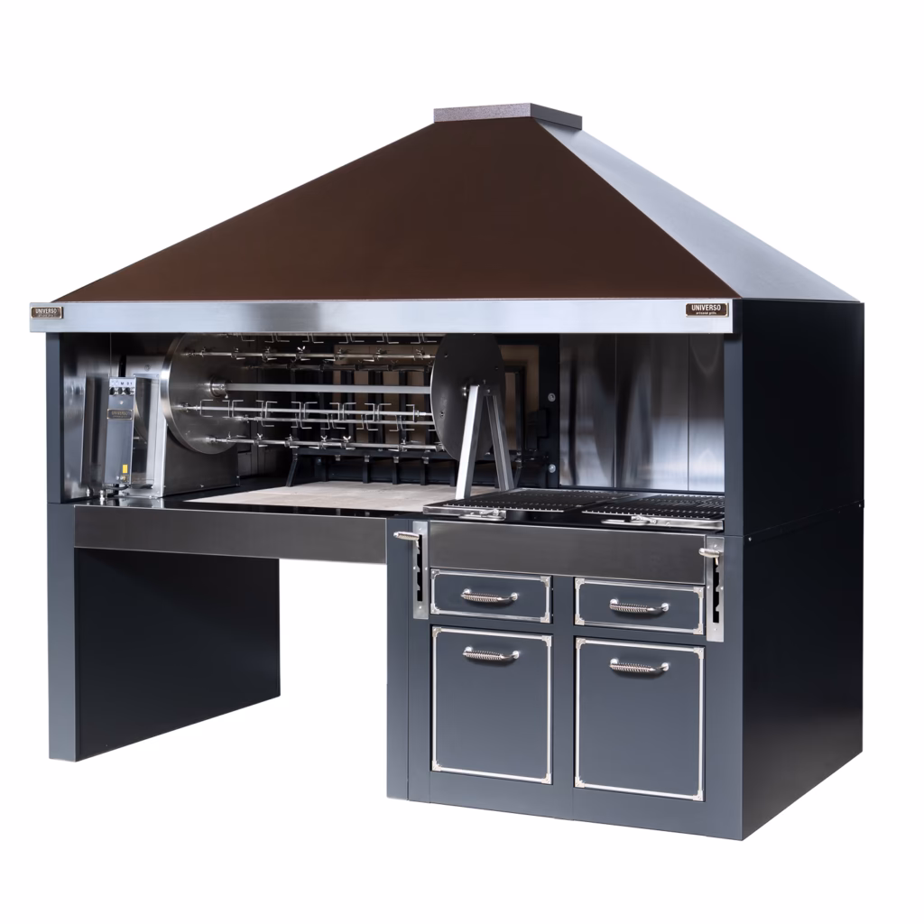 ¿Qué son las parrillas para chimeneas con cajón recogecenizas?