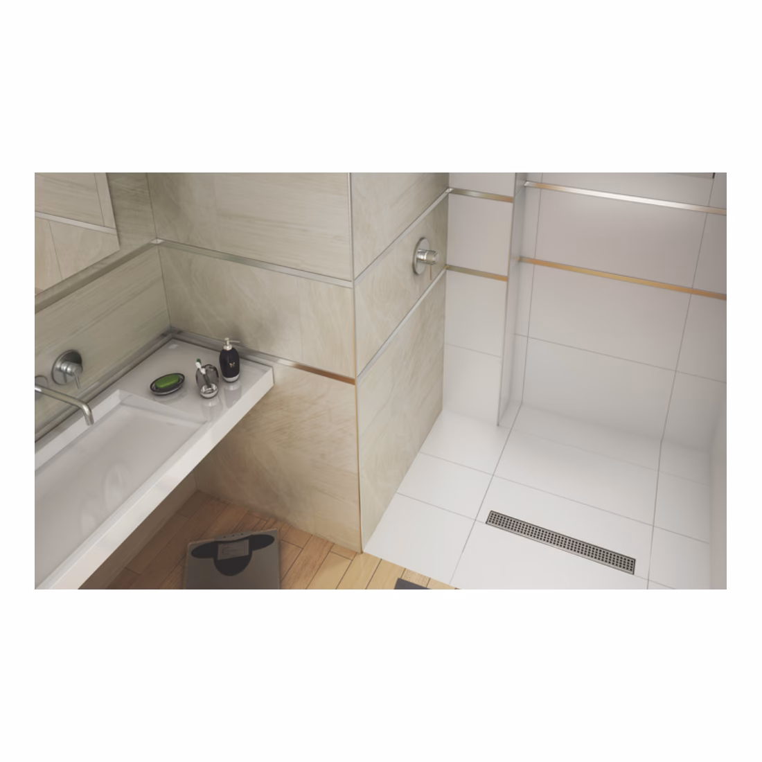 ¿Qué tipo de moldura tienen las mamparas para baño?