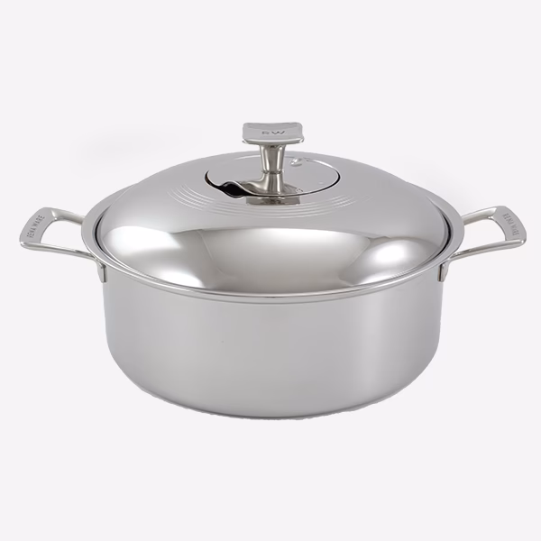 ¿Qué ofrece el set de ollas de acero quirúrgico?