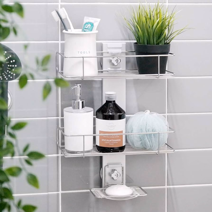 ¿Qué es un organizador de ducha de acero resistente al óxido?