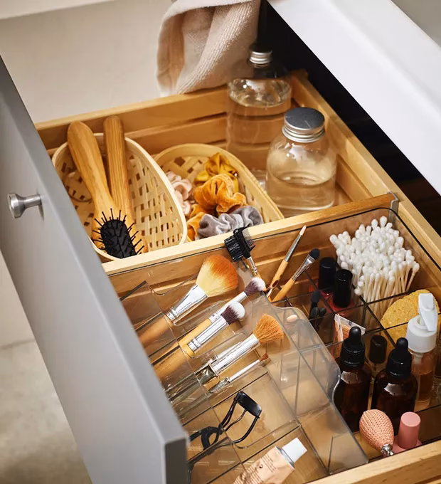 ¿Cuáles son los diferentes tipos de organizadores de baño?