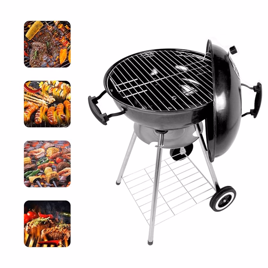 ¿Cuánto cuesta una parrilla redonda para barbacoa?