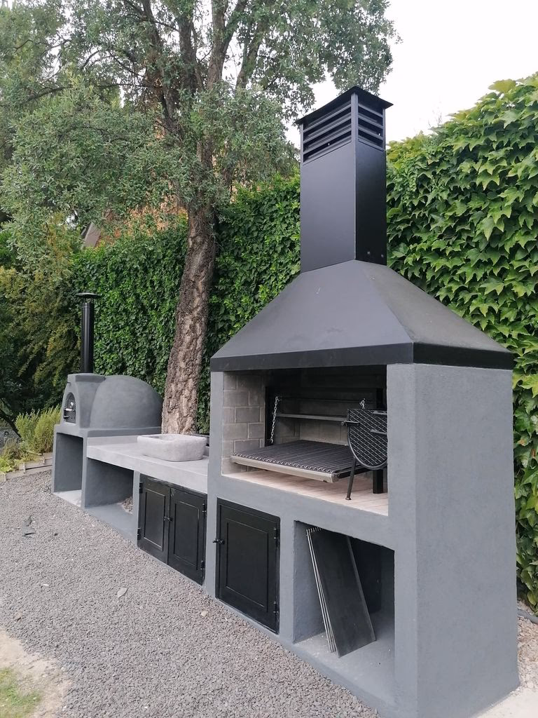 ¿Dónde se fabrican las parrillas para asado de acero inoxidable?