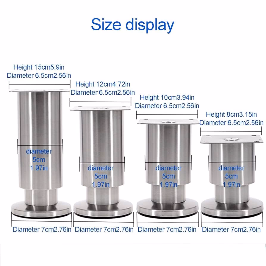 ¿Cuántos litros de acero inoxidable se pueden llenar con patas?