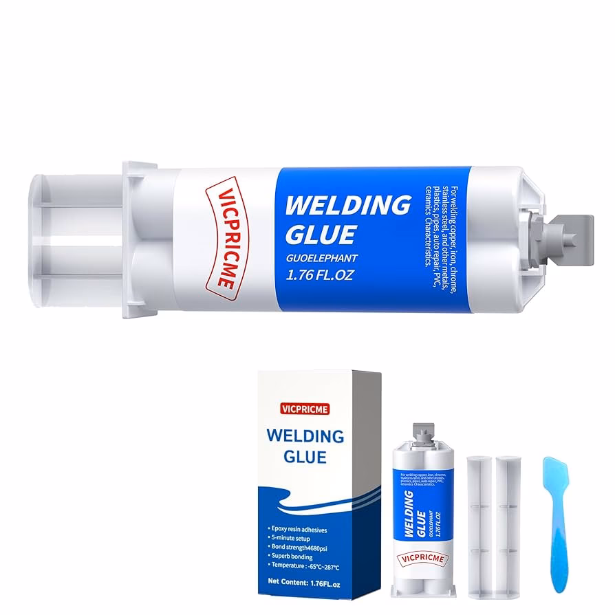 ¿Cómo se aplica el pegamento en madera y metal?