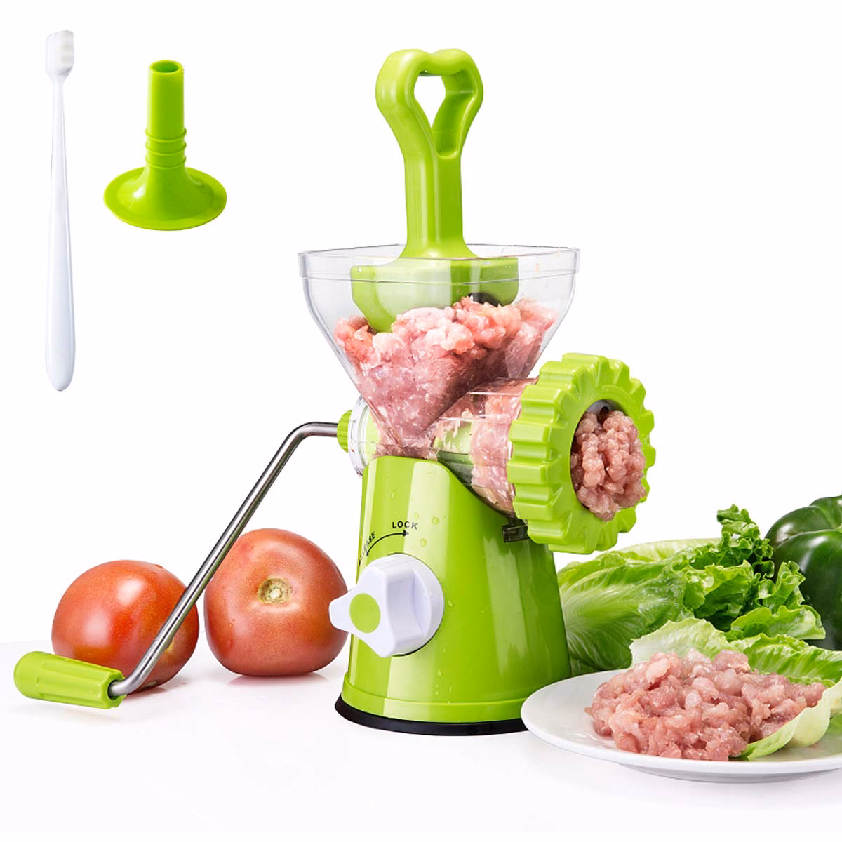 ¿Cómo quitar la grasa de la picadora?