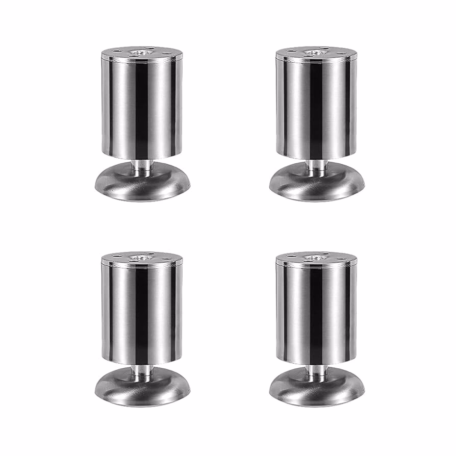 ¿Cuántas patas tiene un depósito de acero inoxidable?