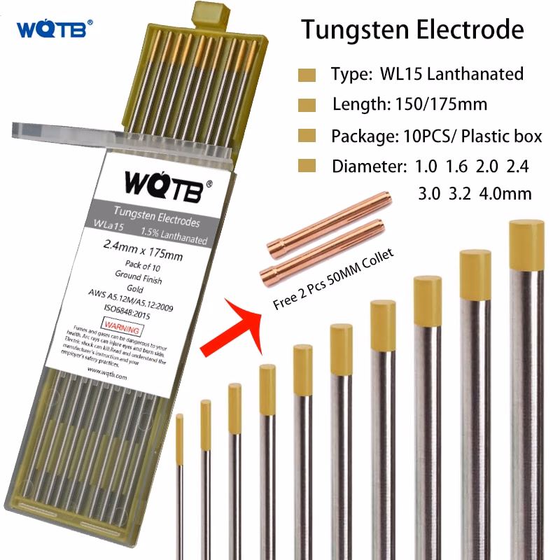 ¿Qué electrodos se usan para soldar acero inoxidable y titanio?