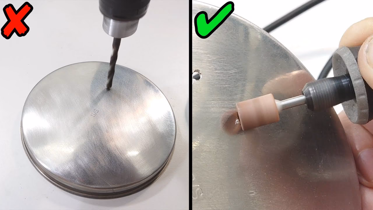 ¿Cómo se perfora el acero inoxidable?