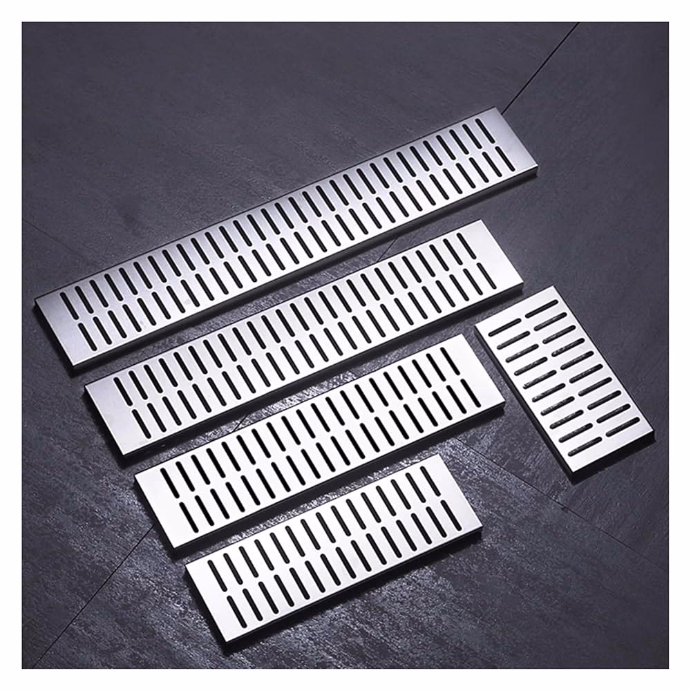 ¿Cuáles son los diferentes tipos de rejillas de desagüe?