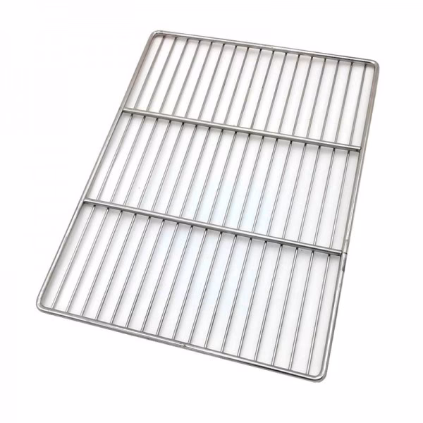 ¿Cuál es la carga permisible de la rejilla de acero inoxidable?